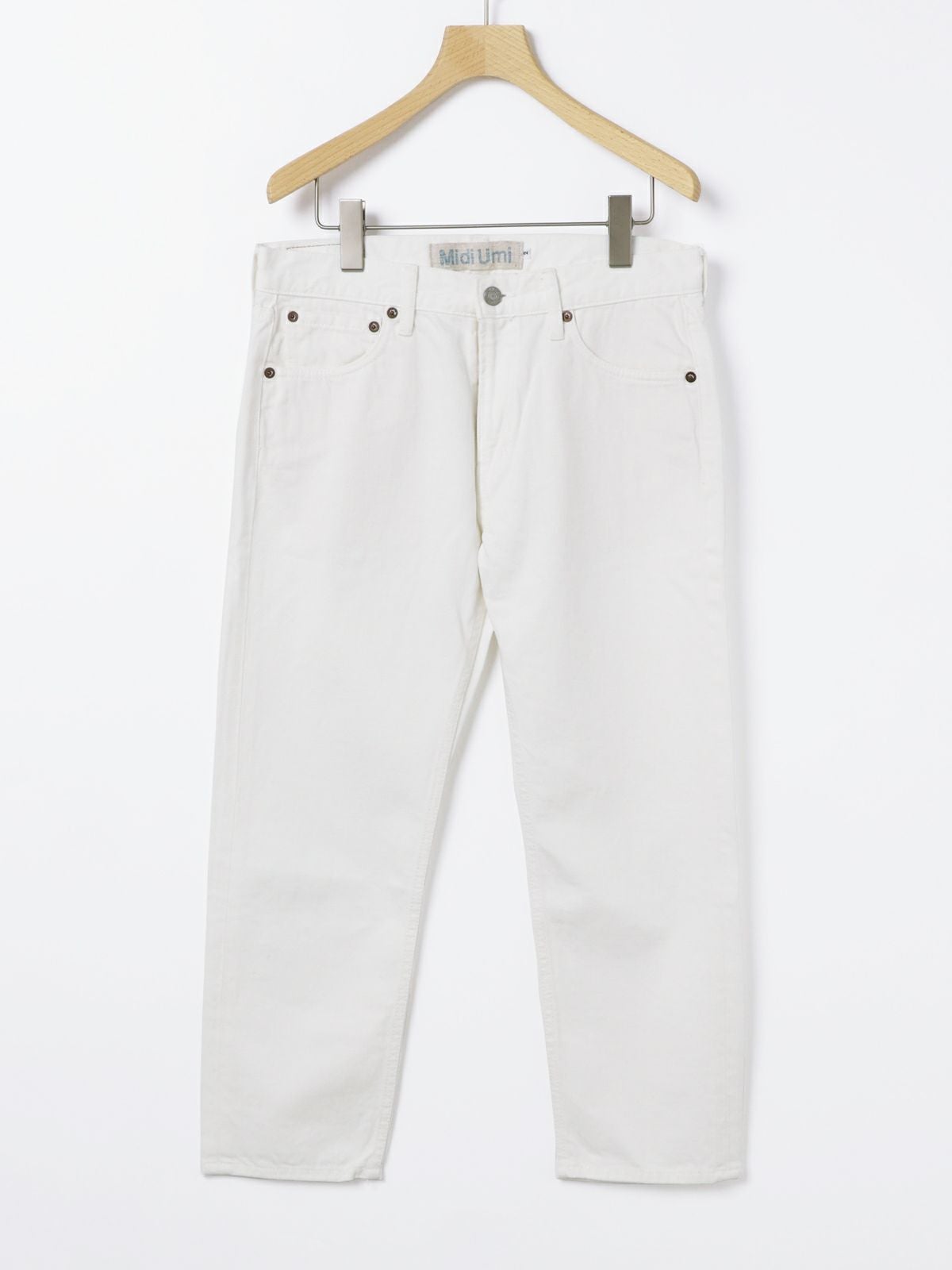 MidiUmi 8分丈ホワイトデニム｜ MARcourt ONLINE STORE - マーコート