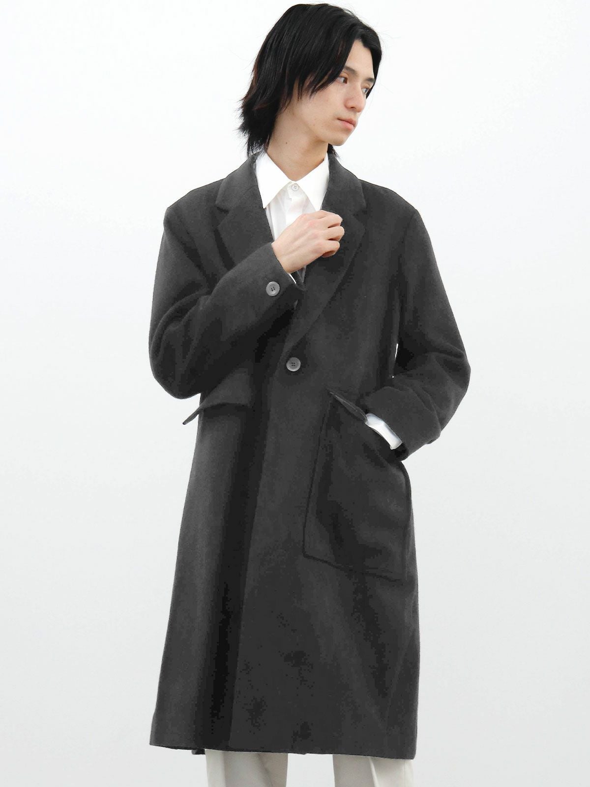 MIDIUMISOLID ビッグポケットチェスターコート(3-1533)｜ MARcourt