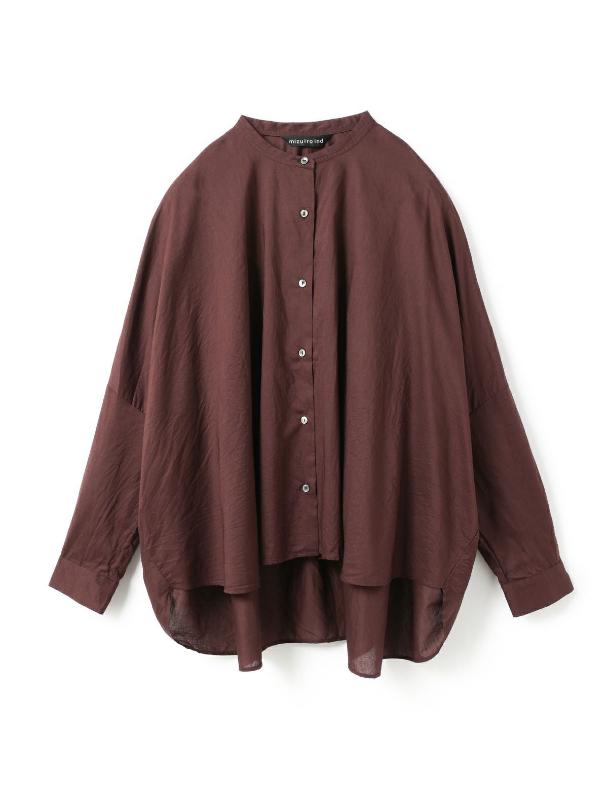 mizuiro ind バックギャザーワイドシャツ｜ MARcourt ONLINE STORE