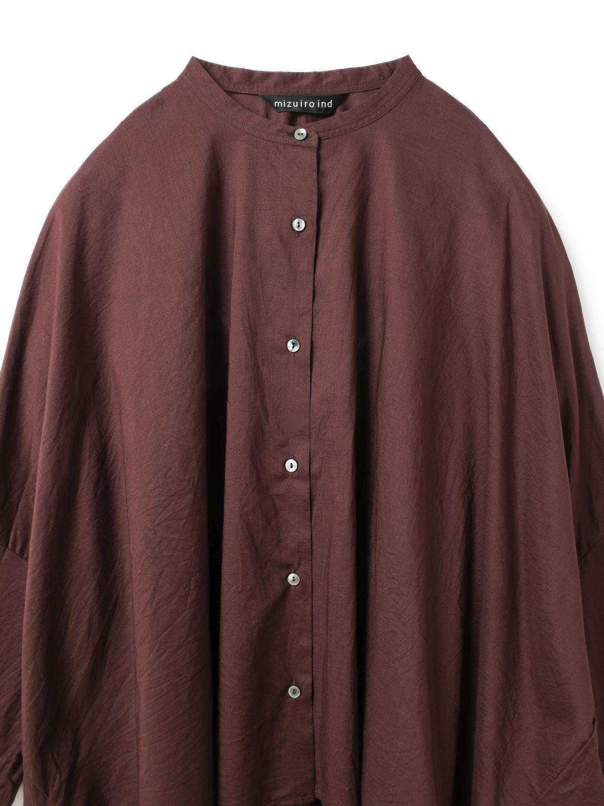 mizuiro ind バックギャザーワイドシャツ｜ MARcourt ONLINE STORE