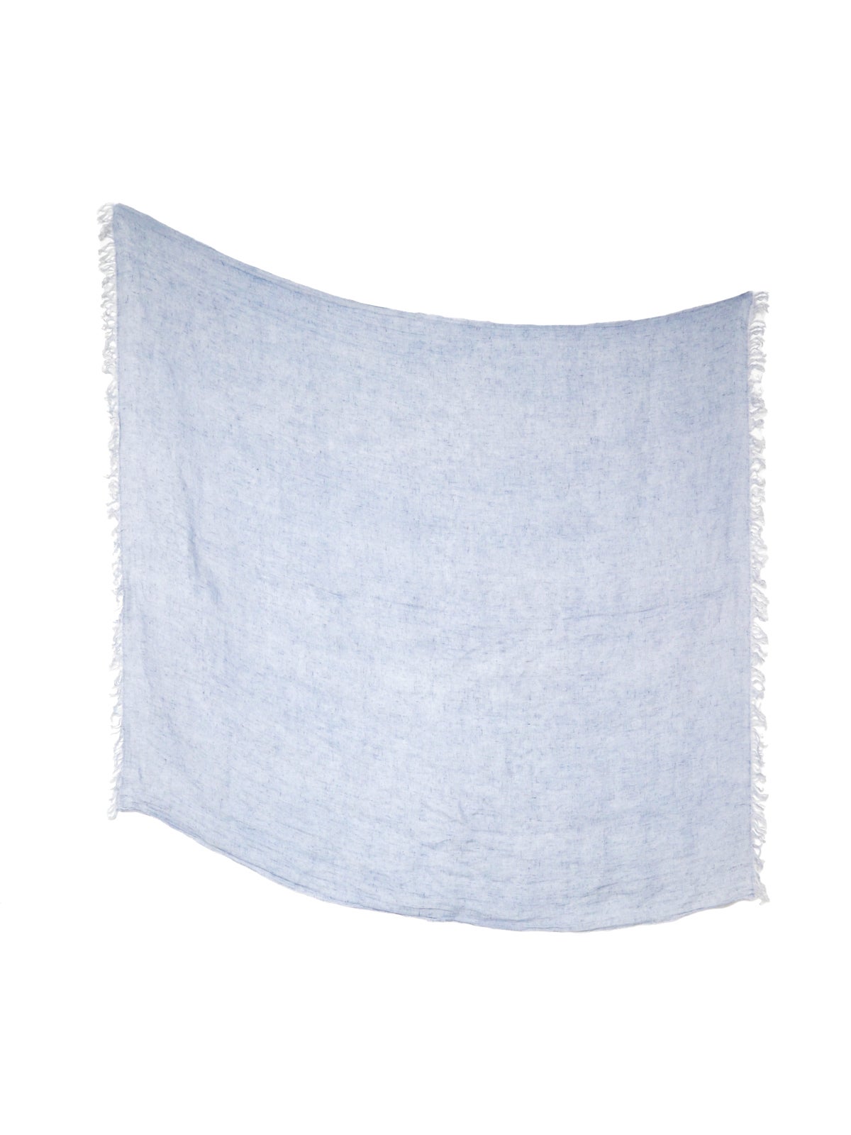 destin リネンフリンジ大判スクエアストール