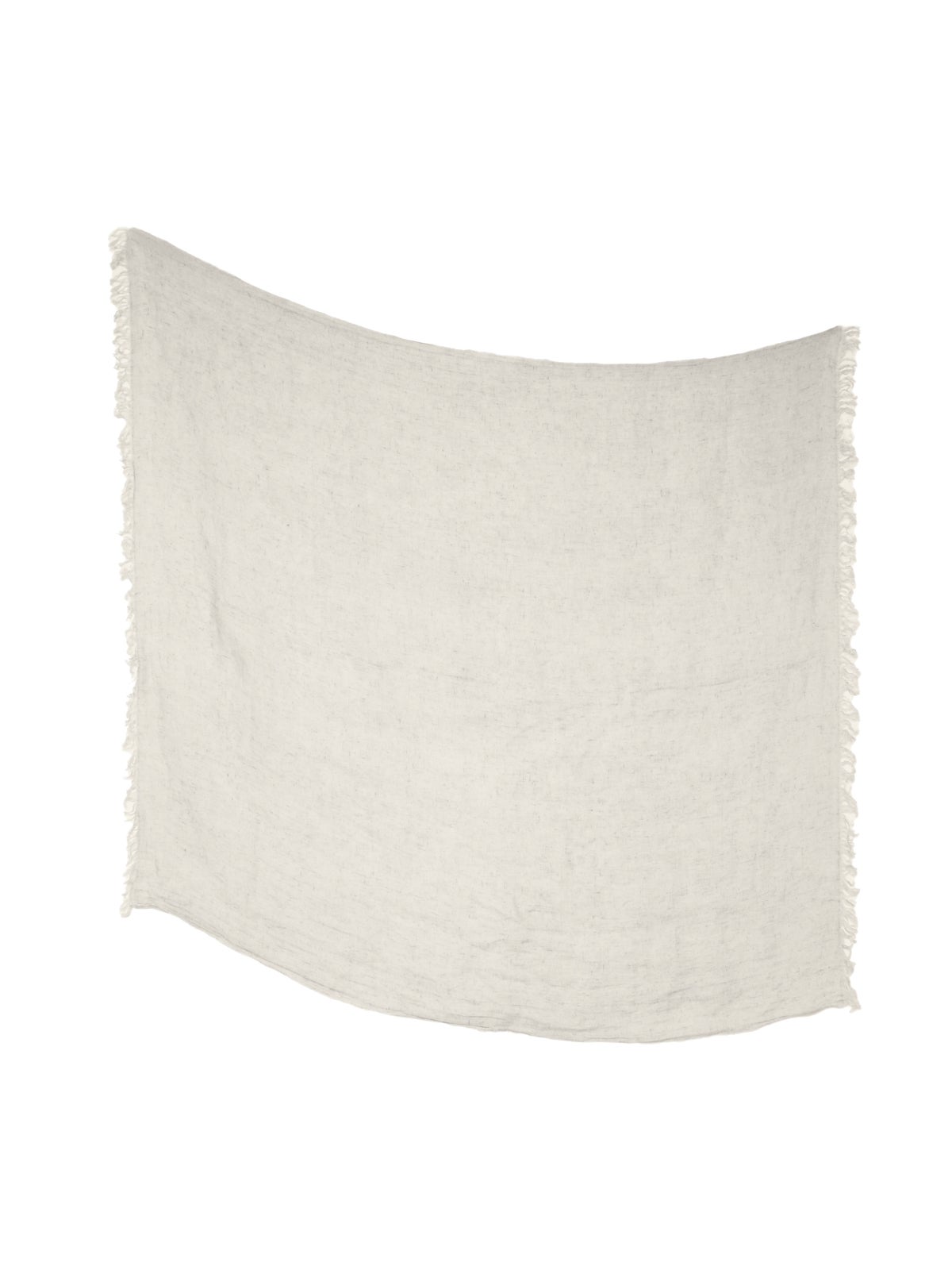 destin リネンフリンジ大判スクエアストール