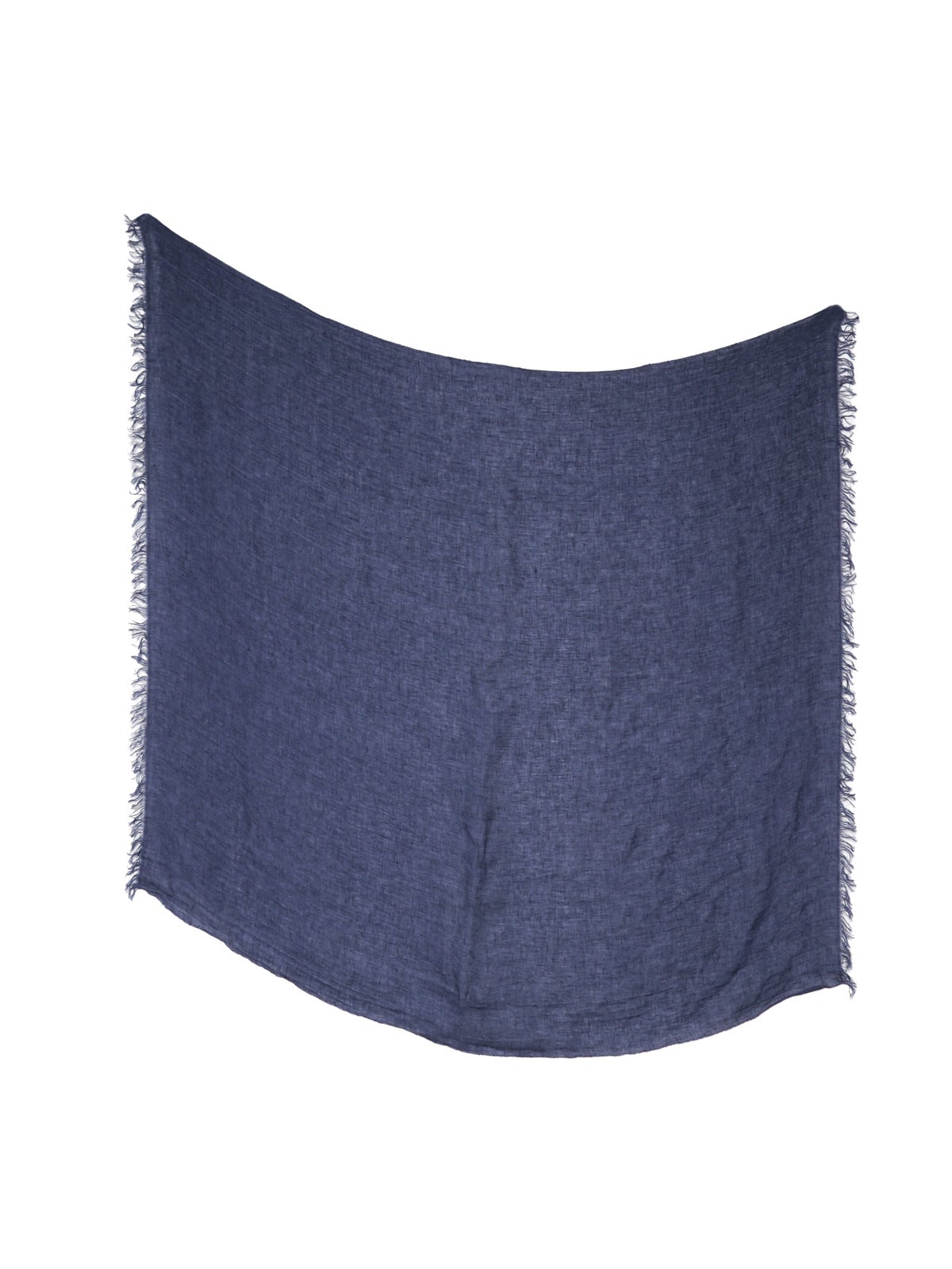 destin リネンフリンジ大判スクエアストール