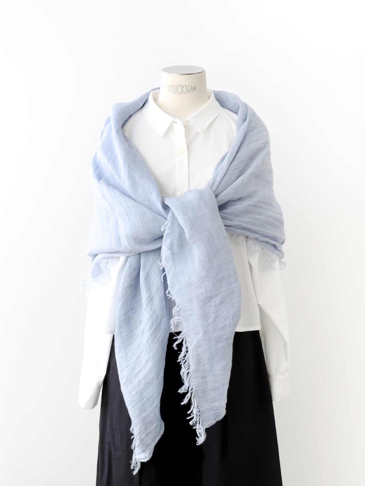 destin リネンフリンジ大判スクエアストール｜ MARcourt ONLINE STORE