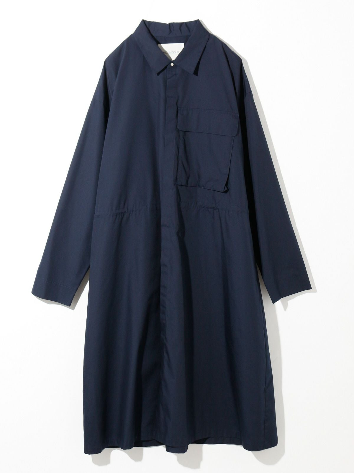 【美品】MIDIUMISOLID メンズ　ロングシャツコート MIDIUMISOLID Men's C / Pe ロングシャツコート【3-1125】｜ MARcourt