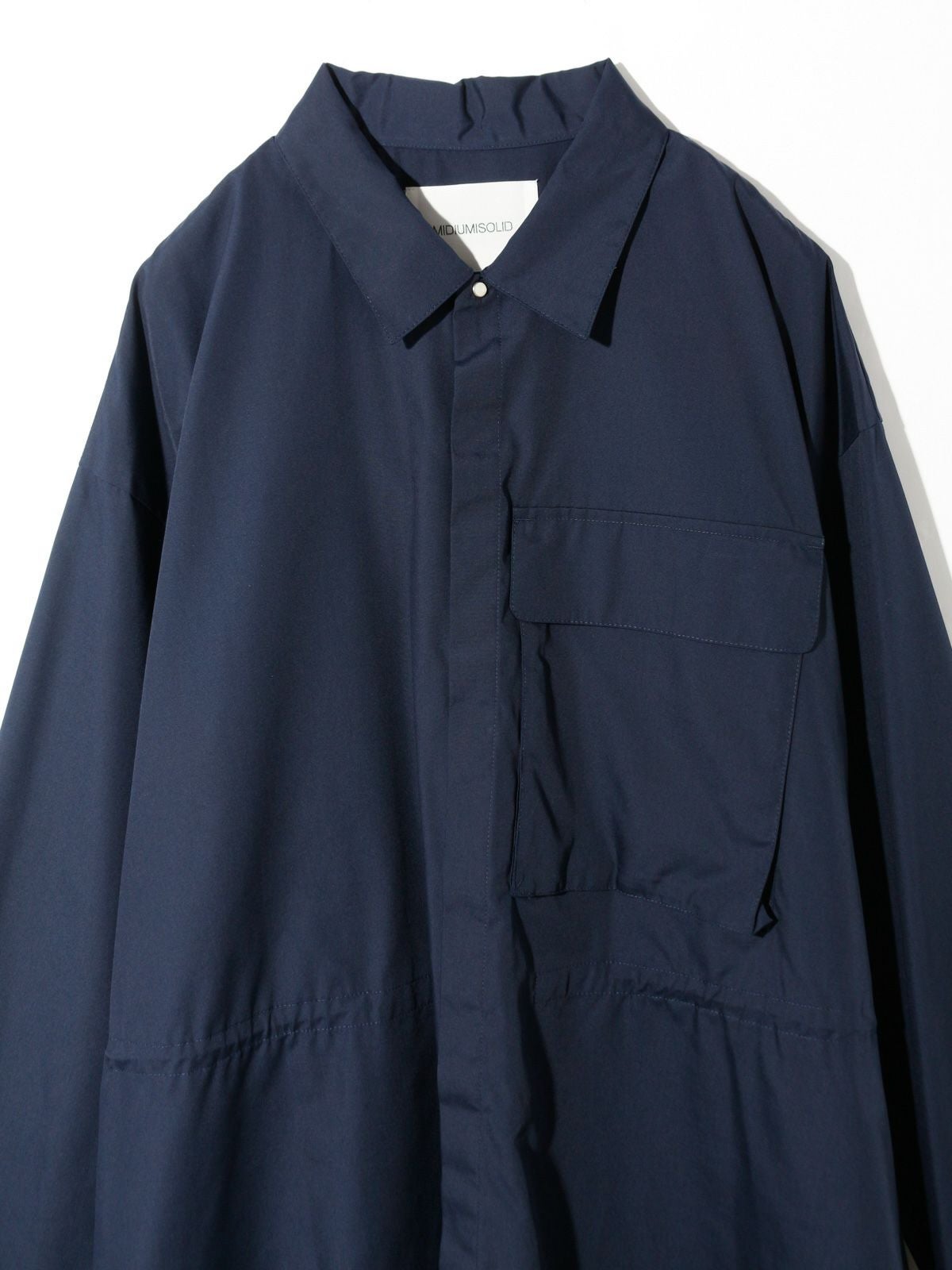 MIDIUMISOLID Men's C / Pe ロングシャツコート【3-1125】｜ MARcourt