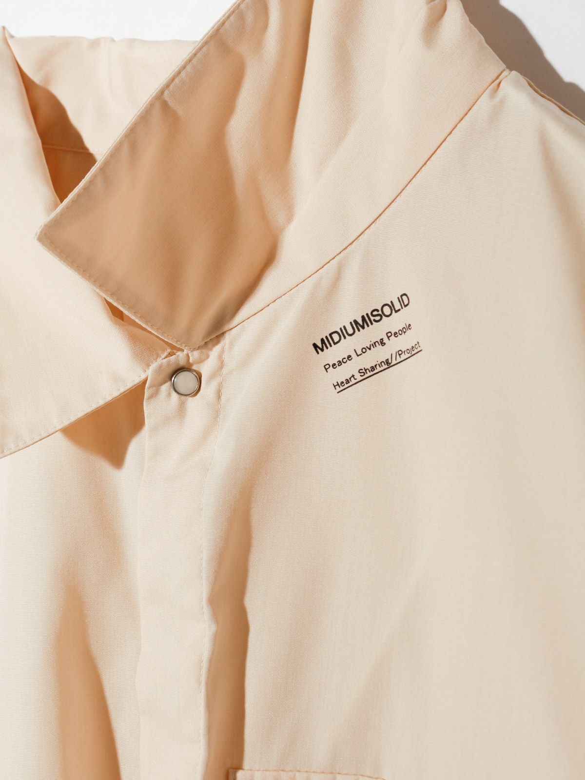 MIDIUMISOLID Men's C / Pe ロングシャツコート【3-1125】｜ MARcourt