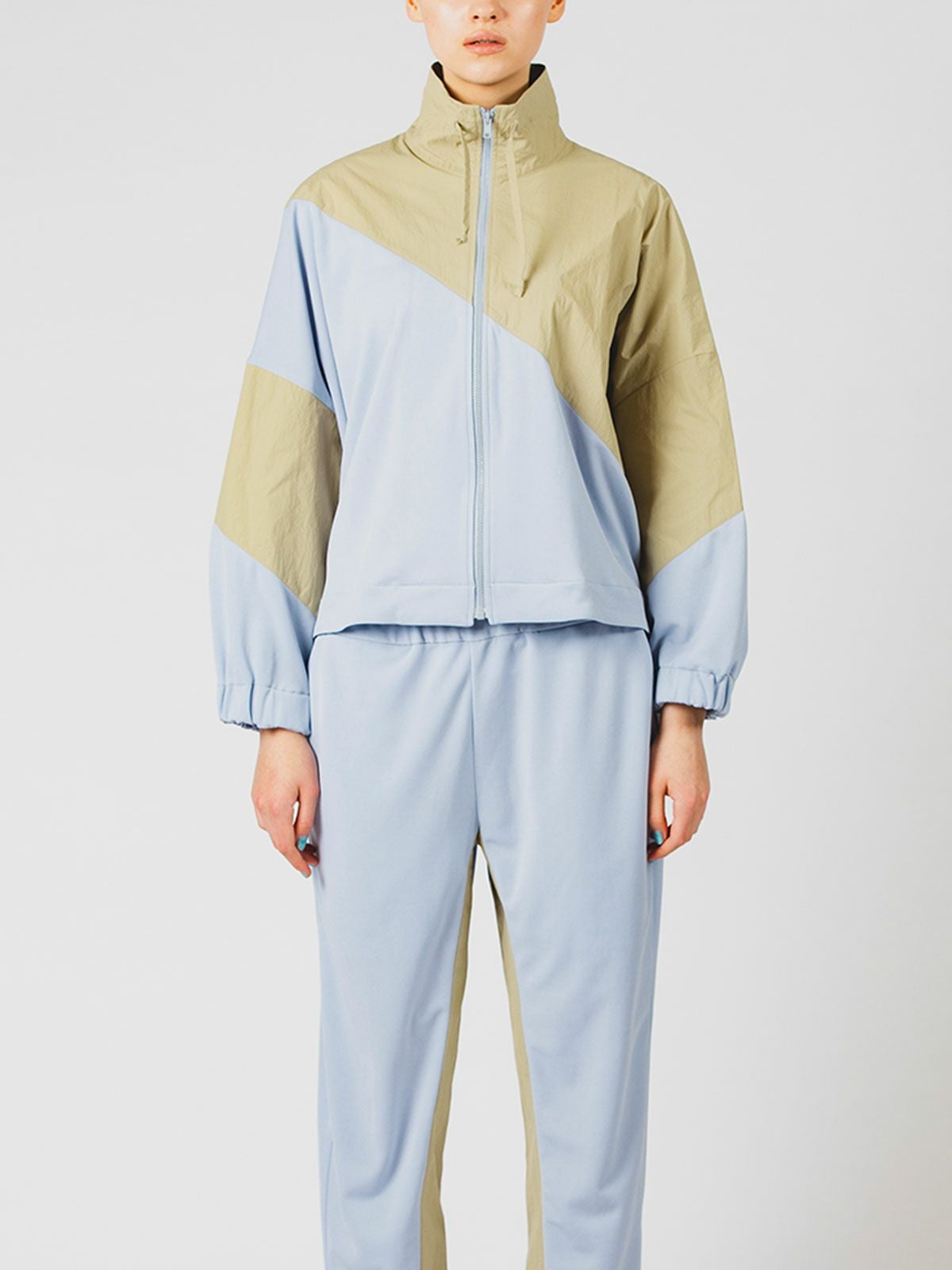 MIDIUMISOLID バイカラートラックジャケット｜ MARcourt ONLINE STORE