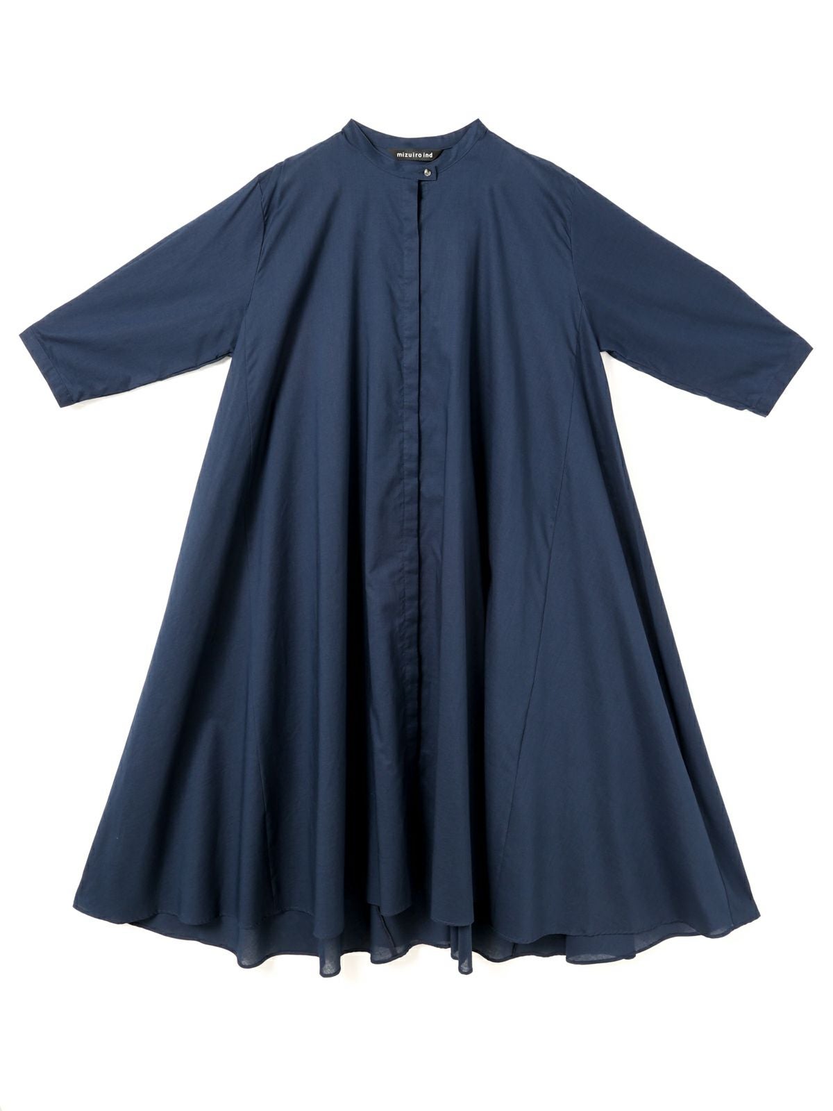 mizuiro ind スタンドカラーフレアロングワンピース｜ MARcourt ONLINE