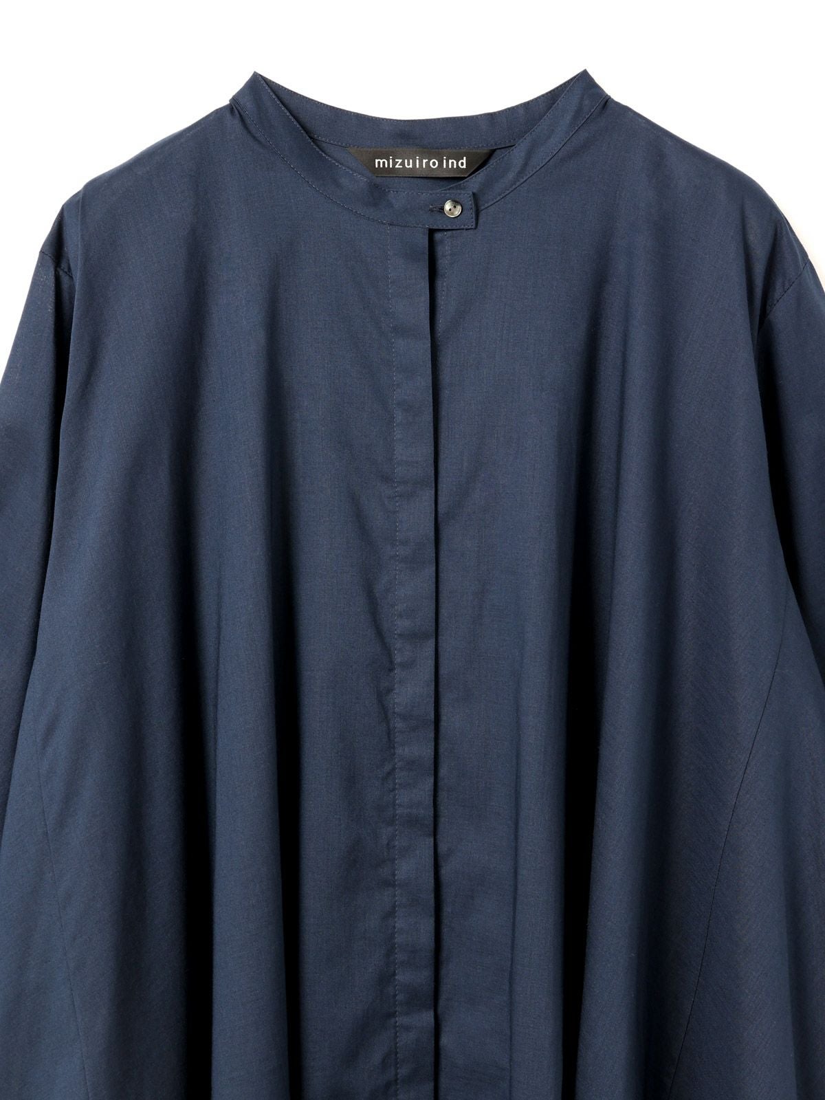 mizuiro ind スタンドカラーフレアロングワンピース｜ MARcourt ONLINE