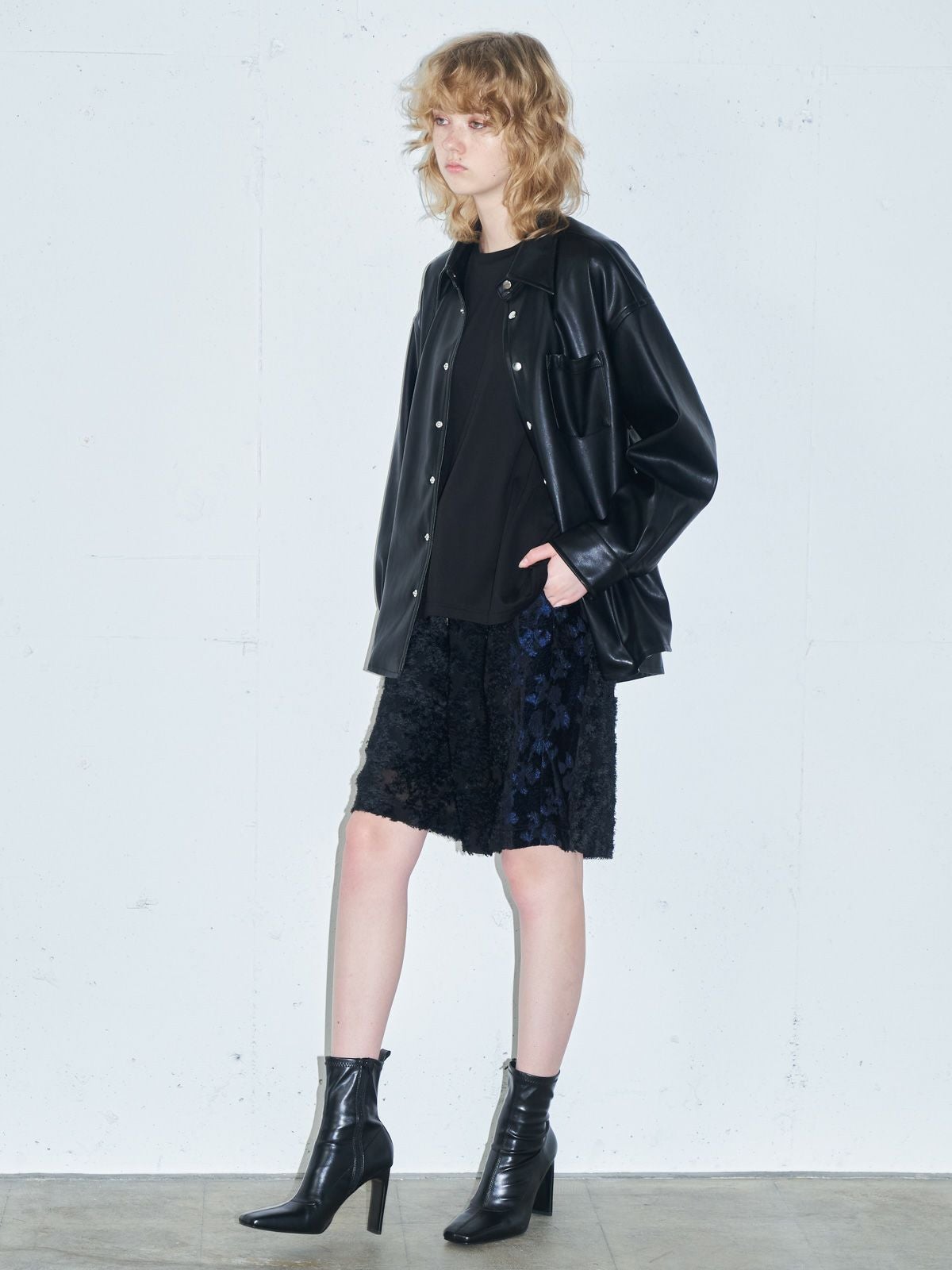 MIDIUMISOLID シンセティックレザージャケット(3-1428)｜ MARcourt