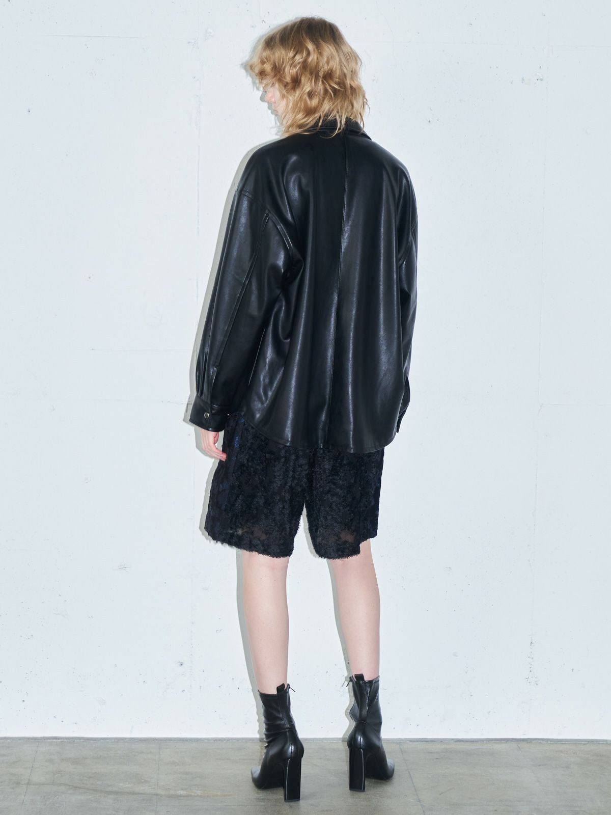 MIDIUMISOLID シンセティックレザージャケット(3-1428)｜ MARcourt