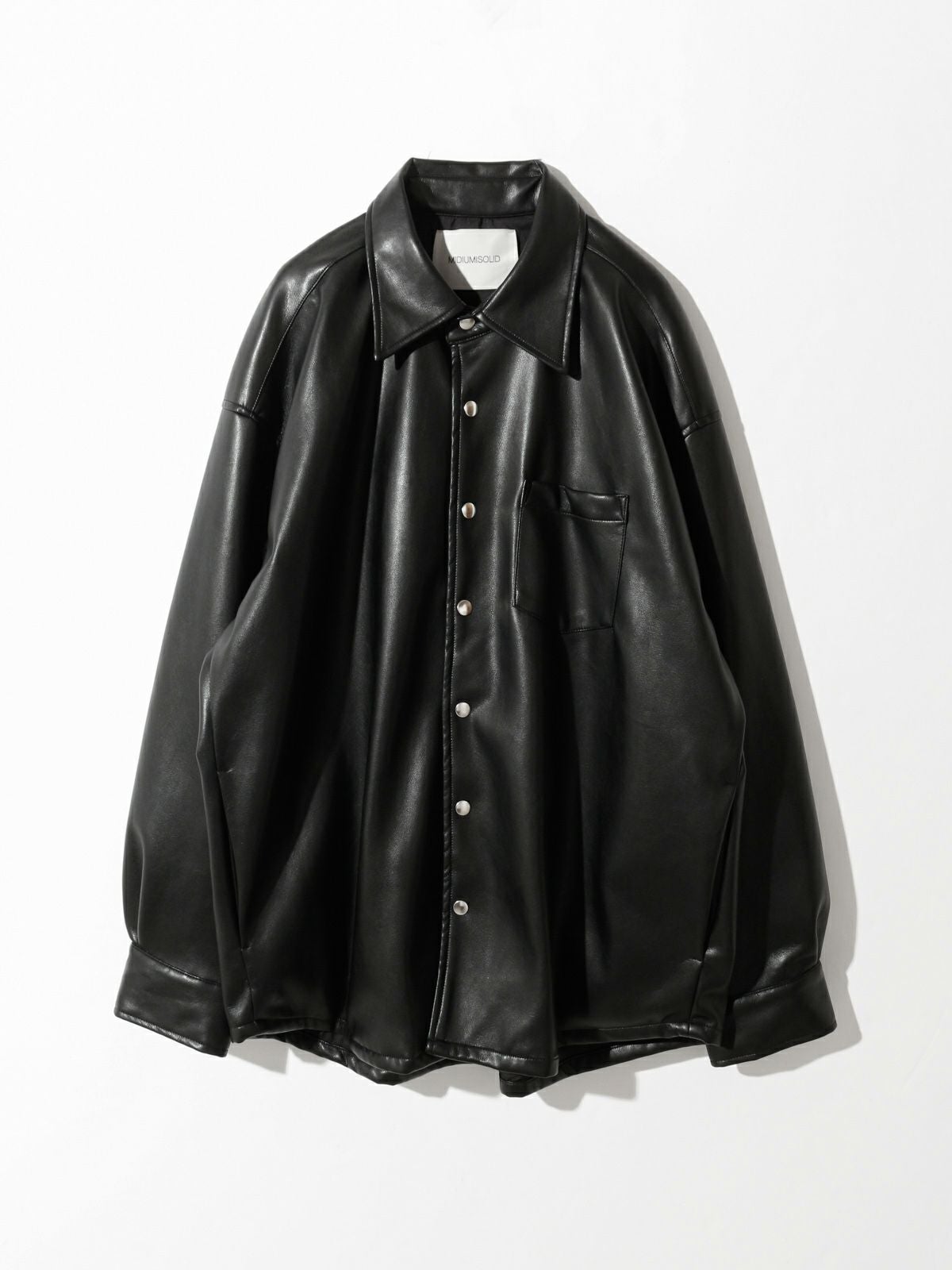 MIDIUMISOLID シンセティックレザージャケット(3-1428)｜ MARcourt