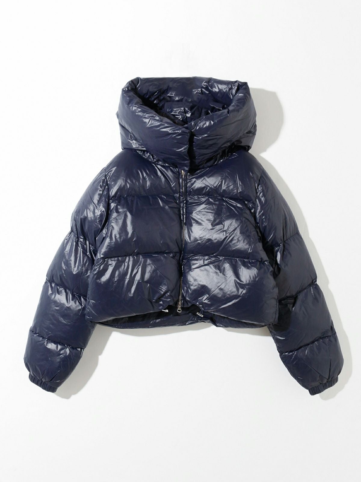 MIDIUMISOLID for Ladies フーデッドパディングブルゾン(3-1457/3-1458