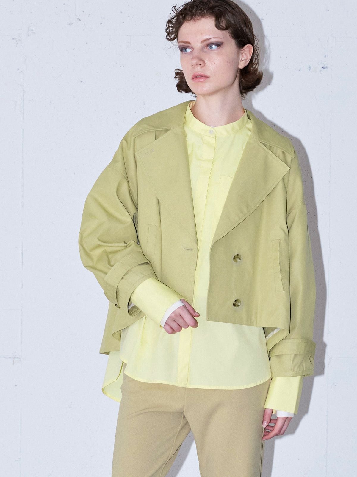 Ruimemeショートコート MIDIUMISOLID for Ladies ボリューミーショートコート【3-1207