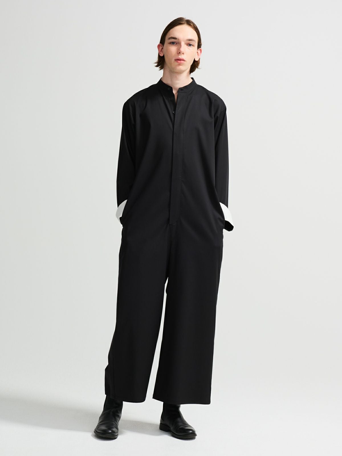 MIDIUMISOLID ノーカラージャンプスーツ｜ MARcourt ONLINE STORE