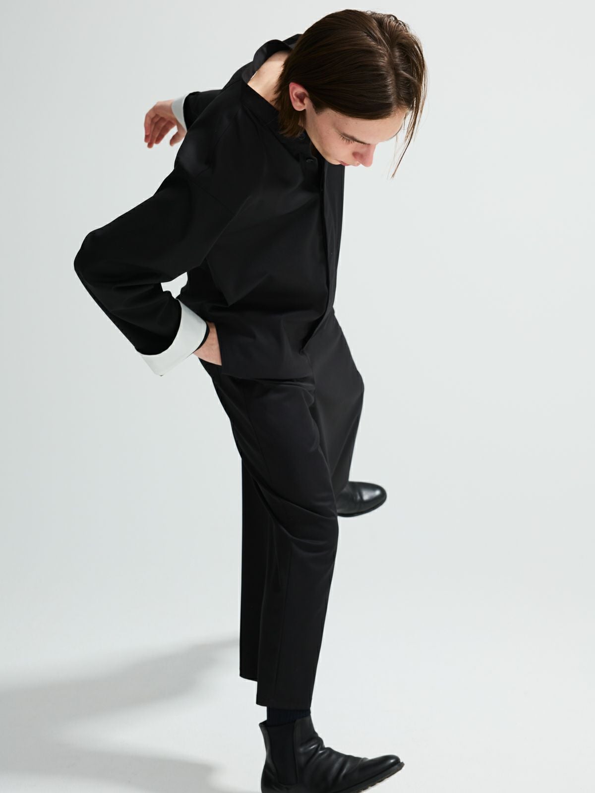 MIDIUMISOLID ノーカラージャンプスーツ｜ MARcourt ONLINE STORE