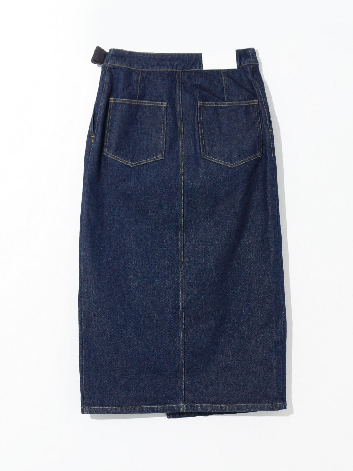 MIDIUMISOLID for Ladies デニムラップスカート(インディゴ)[A