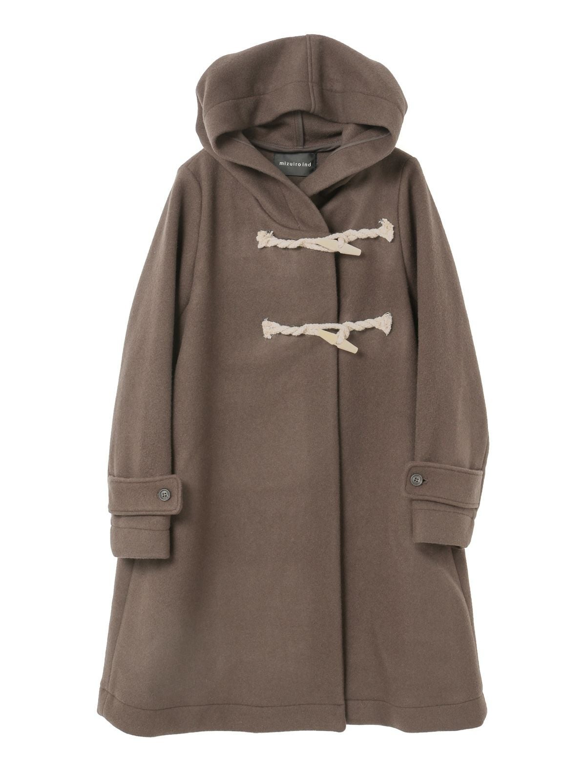 mizuiro ind Aラインフード付きコート｜ MARcourt ONLINE STORE