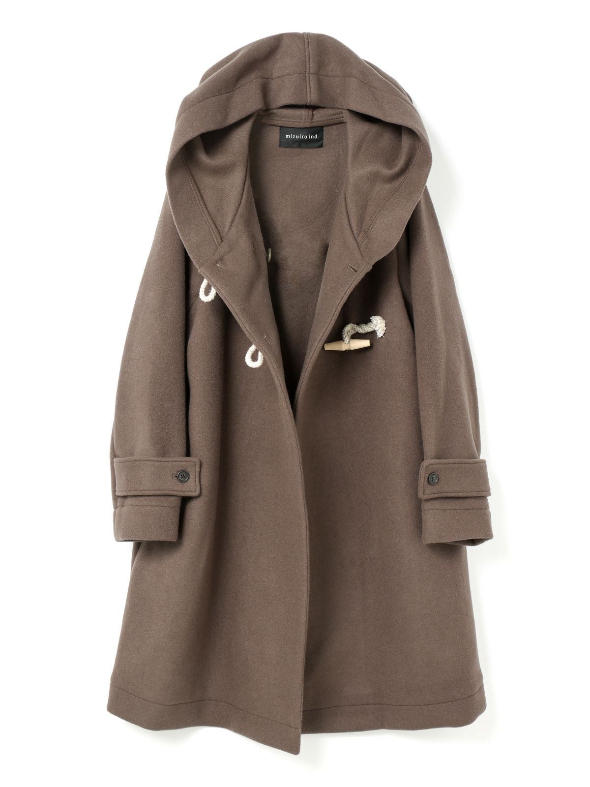 mizuiro ind Aラインフード付きコート｜ MARcourt ONLINE STORE
