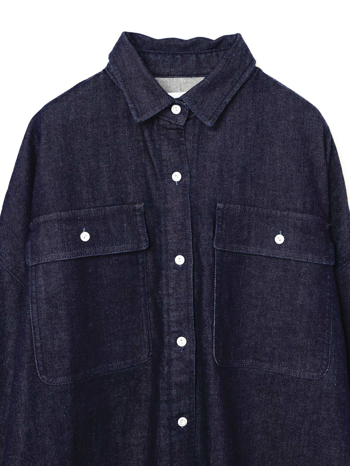 MIDIUMISOLID x Healthy DENIM ビッグシャツ Almond｜ MARcourt ONLINE