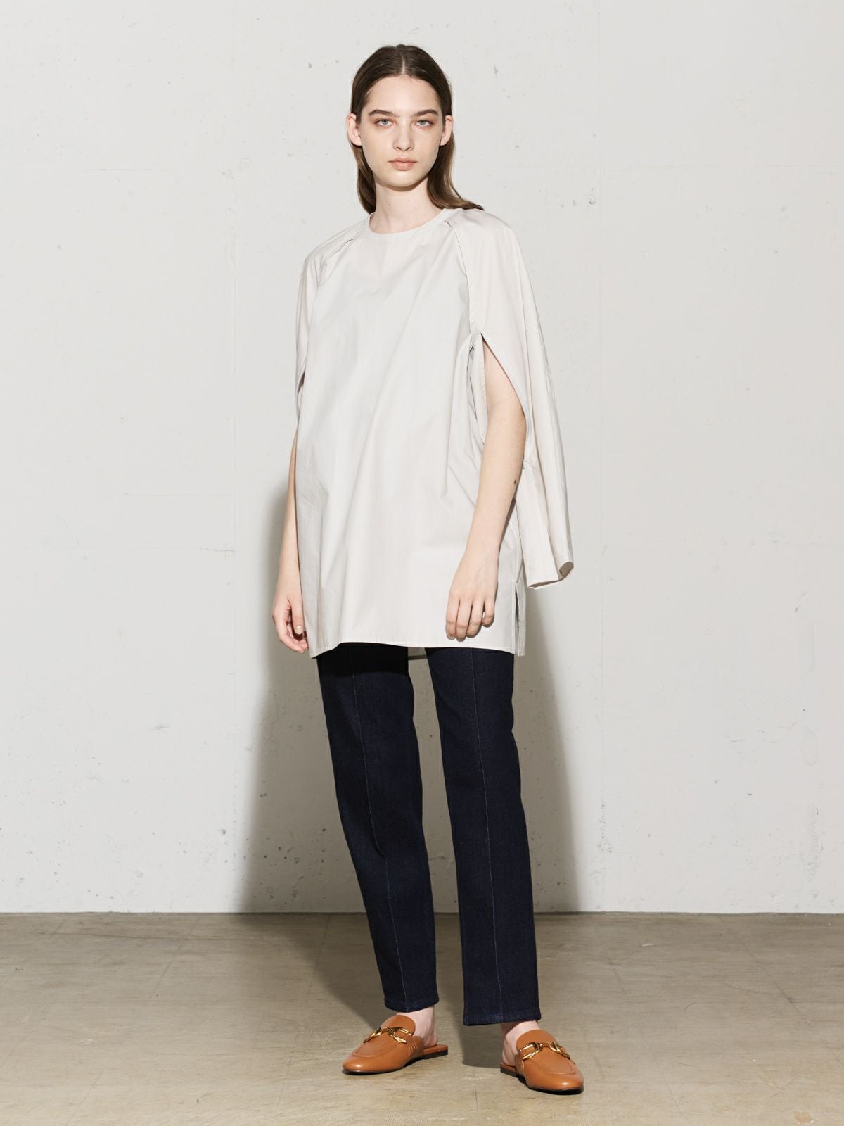 MIDIUMISOLID x Healthy DENIM センタープレスデニム Pearl[A