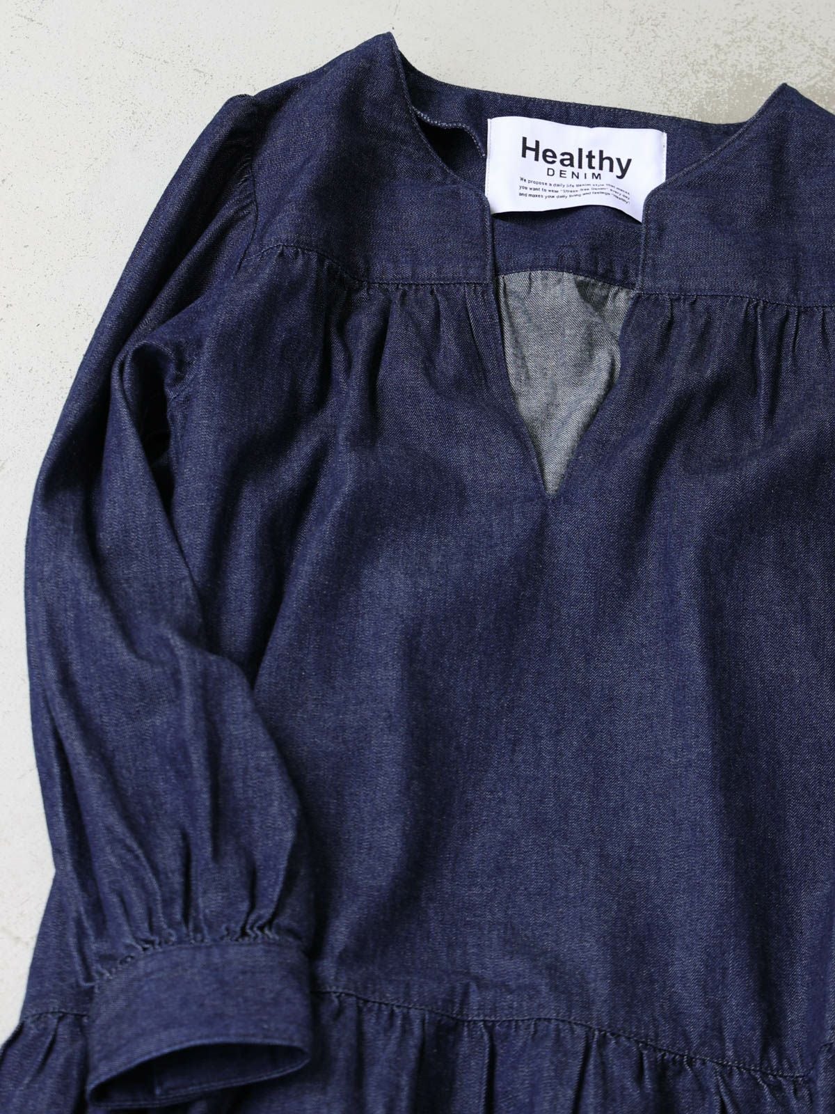 3/9(月)正午販売終了】MIDIUMISOLID x Healthy DENIM ティアード