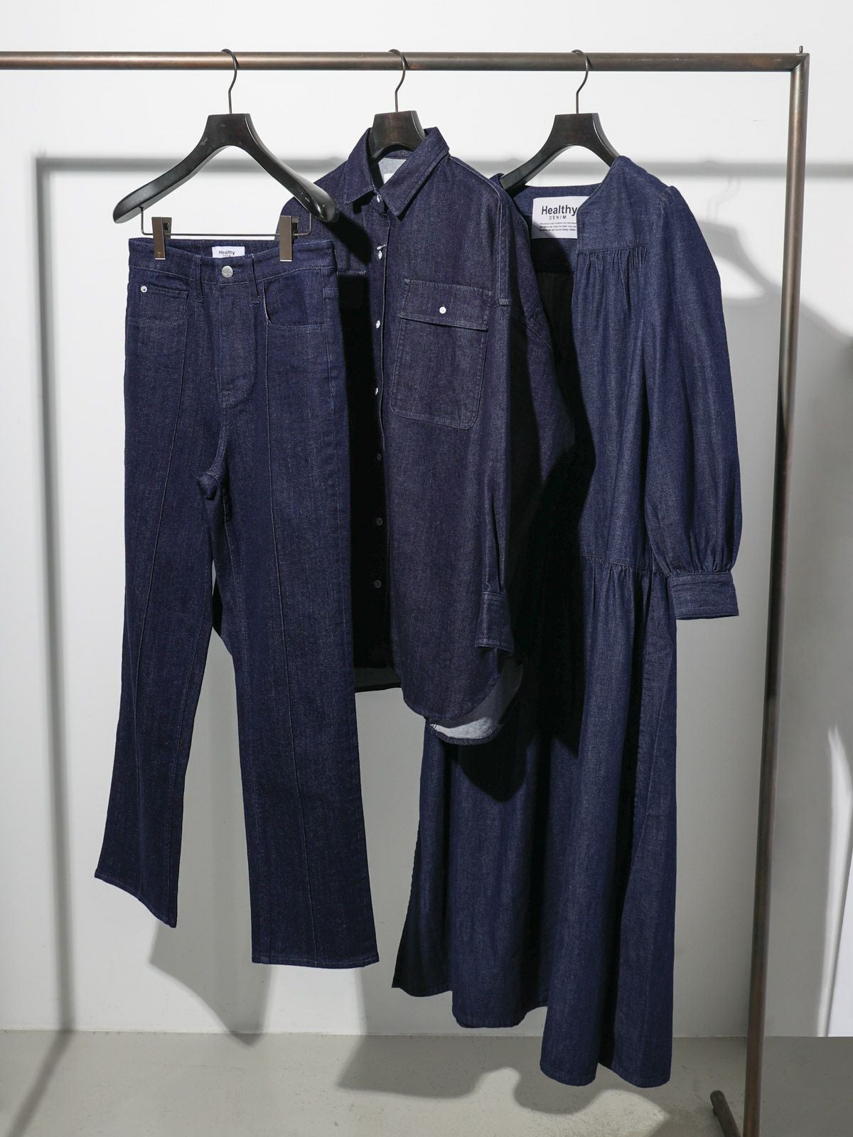 3/9(月)正午販売終了】MIDIUMISOLID x Healthy DENIM ティアード