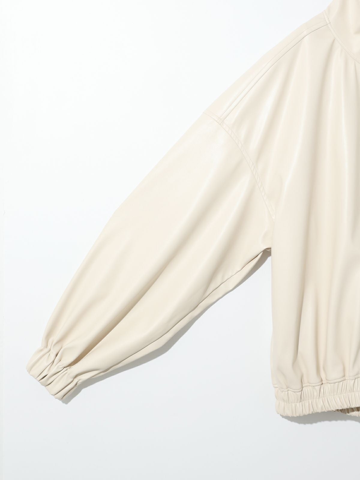 MIDIUMISOLID オーバーサイズシンセティックレザーブルゾン｜ MARcourt