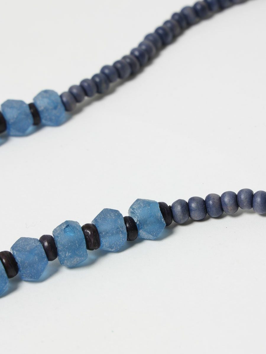 RINDU ZAFRAN NECKLACE タッセルガラスビーズネックレス｜ MARcourt