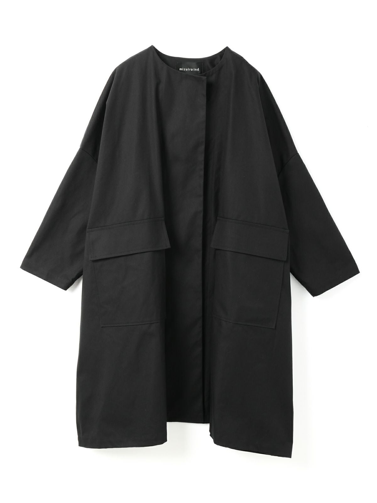 mizuiro ind クルーネックワイドコート｜ MARcourt ONLINE STORE