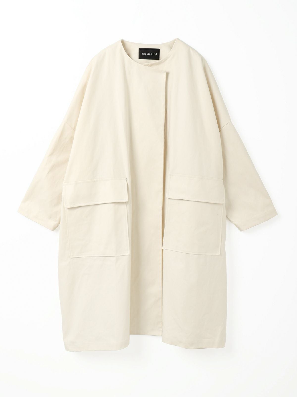 mizuiro ind クルーネックワイドコート｜ MARcourt ONLINE STORE