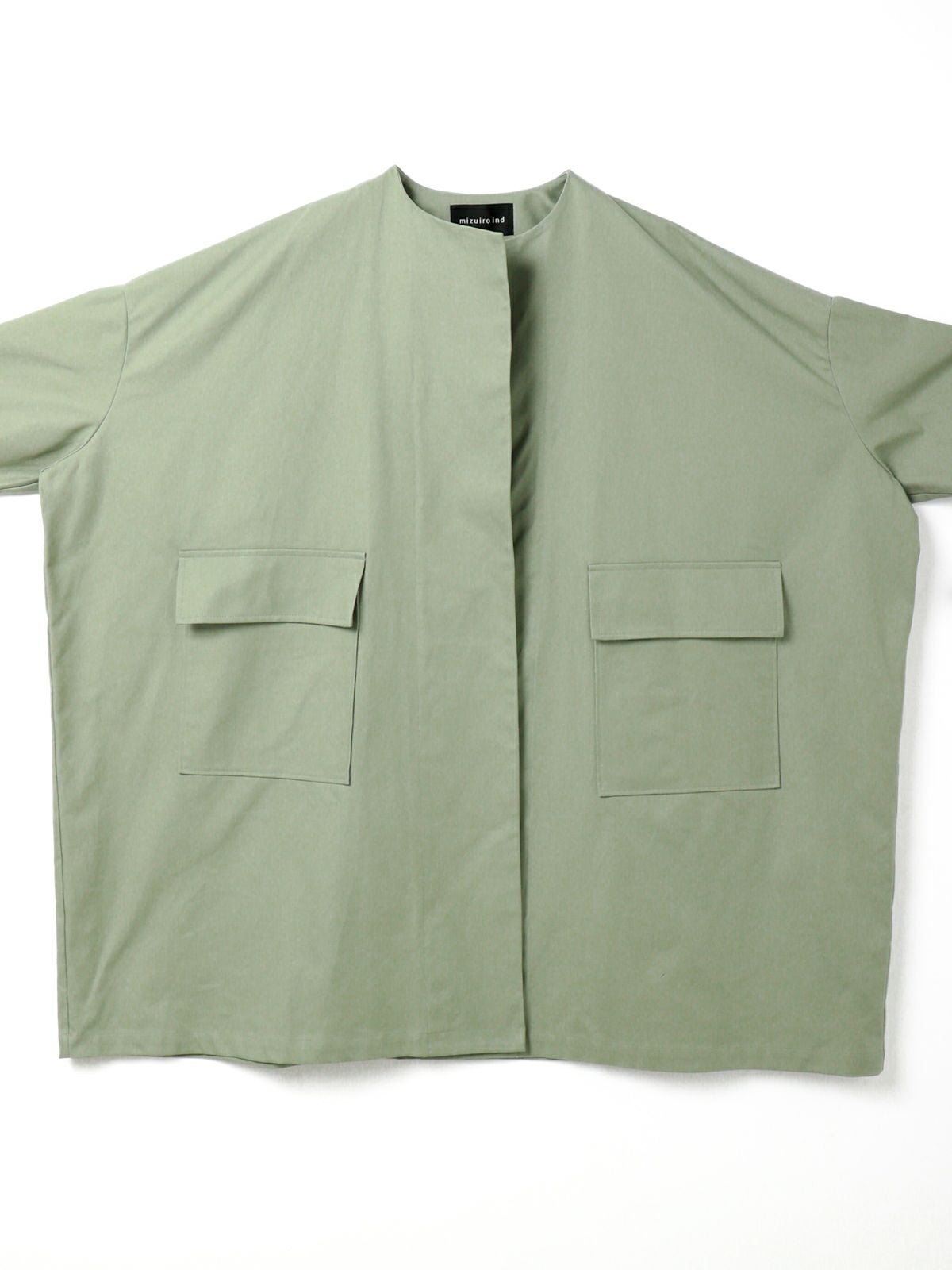 mizuiro ind クルーネックワイドコート｜ MARcourt ONLINE STORE