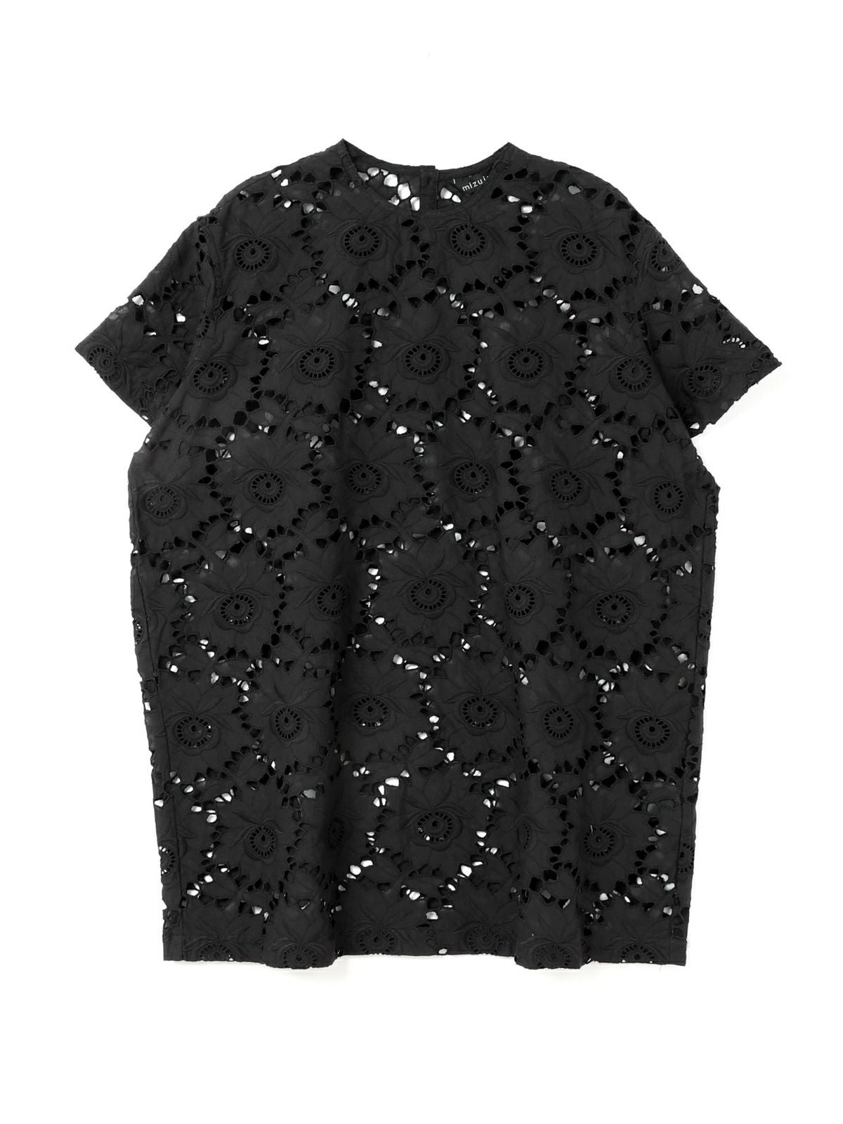 mizuiro ind レースクルーネックチュニックシャツ｜ MARcourt ONLINE