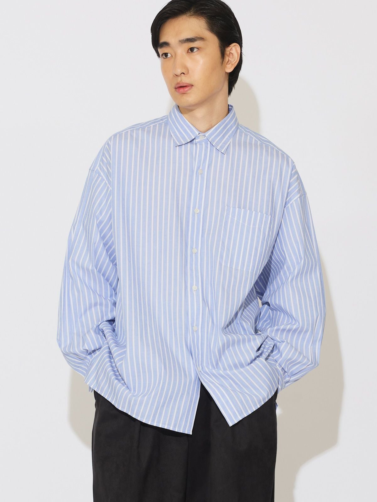 メナード MIDIUMISOLID Men's リラックスストライプシャツ【3-1035】｜ MARcourt