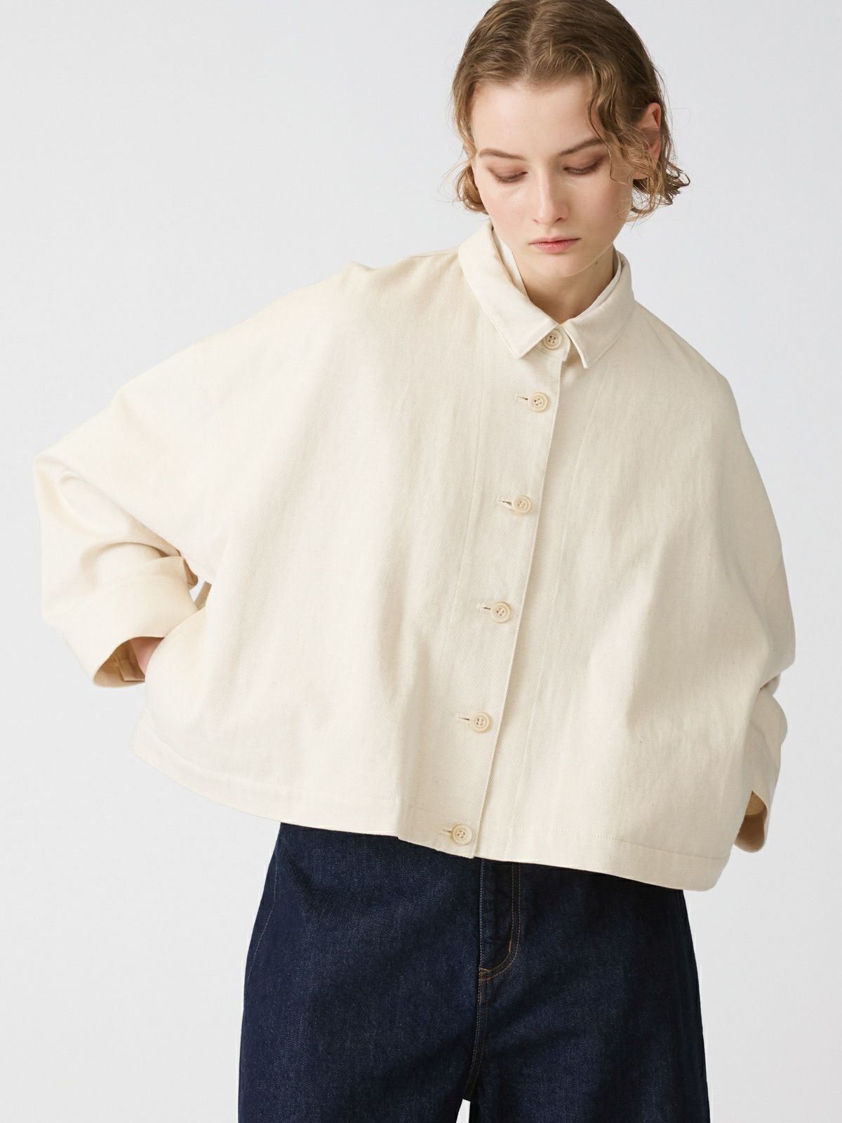 mizuiro ind ワイドショートジャケット｜ MARcourt ONLINE STORE