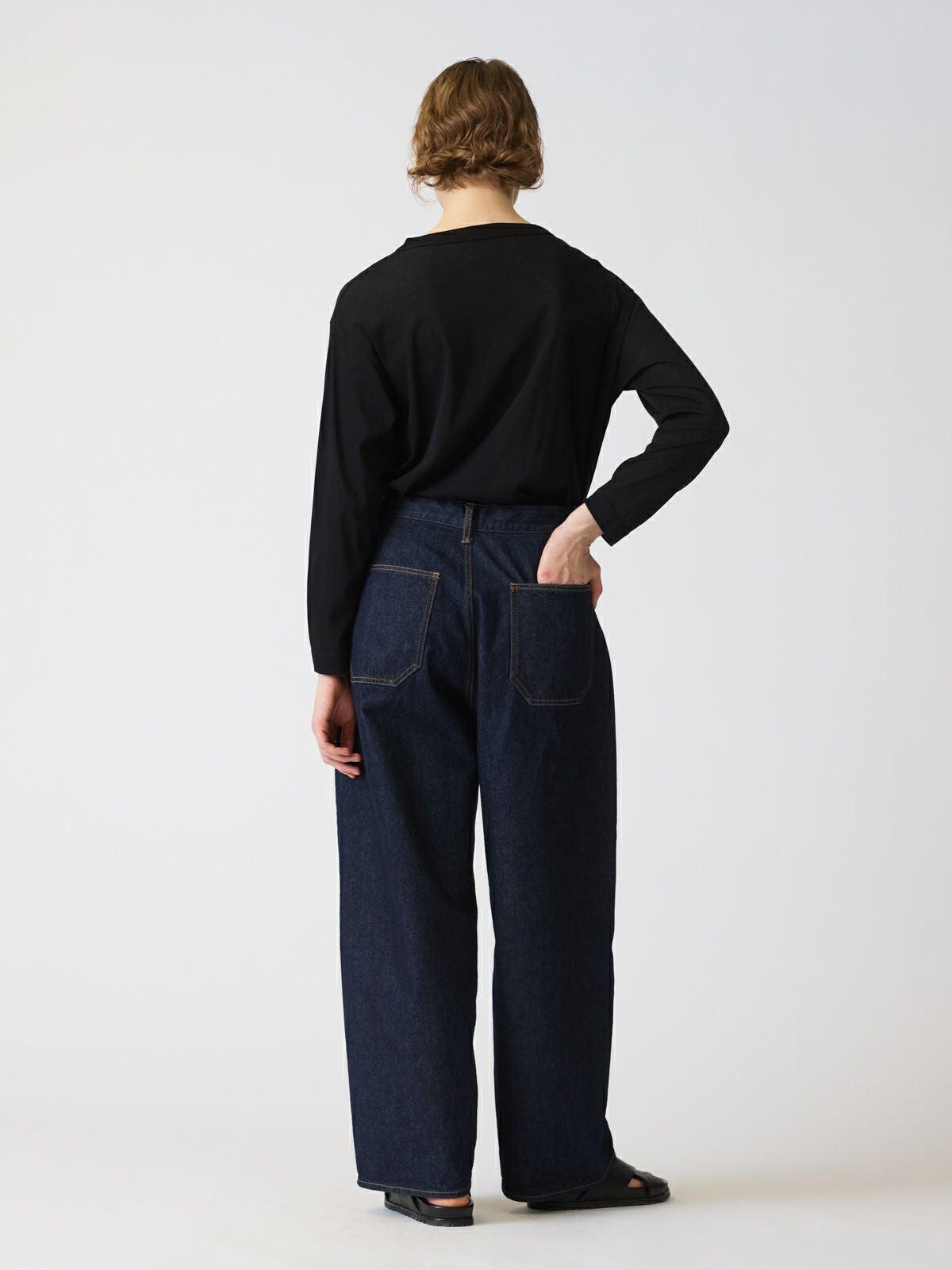 mizuiro ind ハイウエストワイドデニム｜ MARcourt ONLINE STORE
