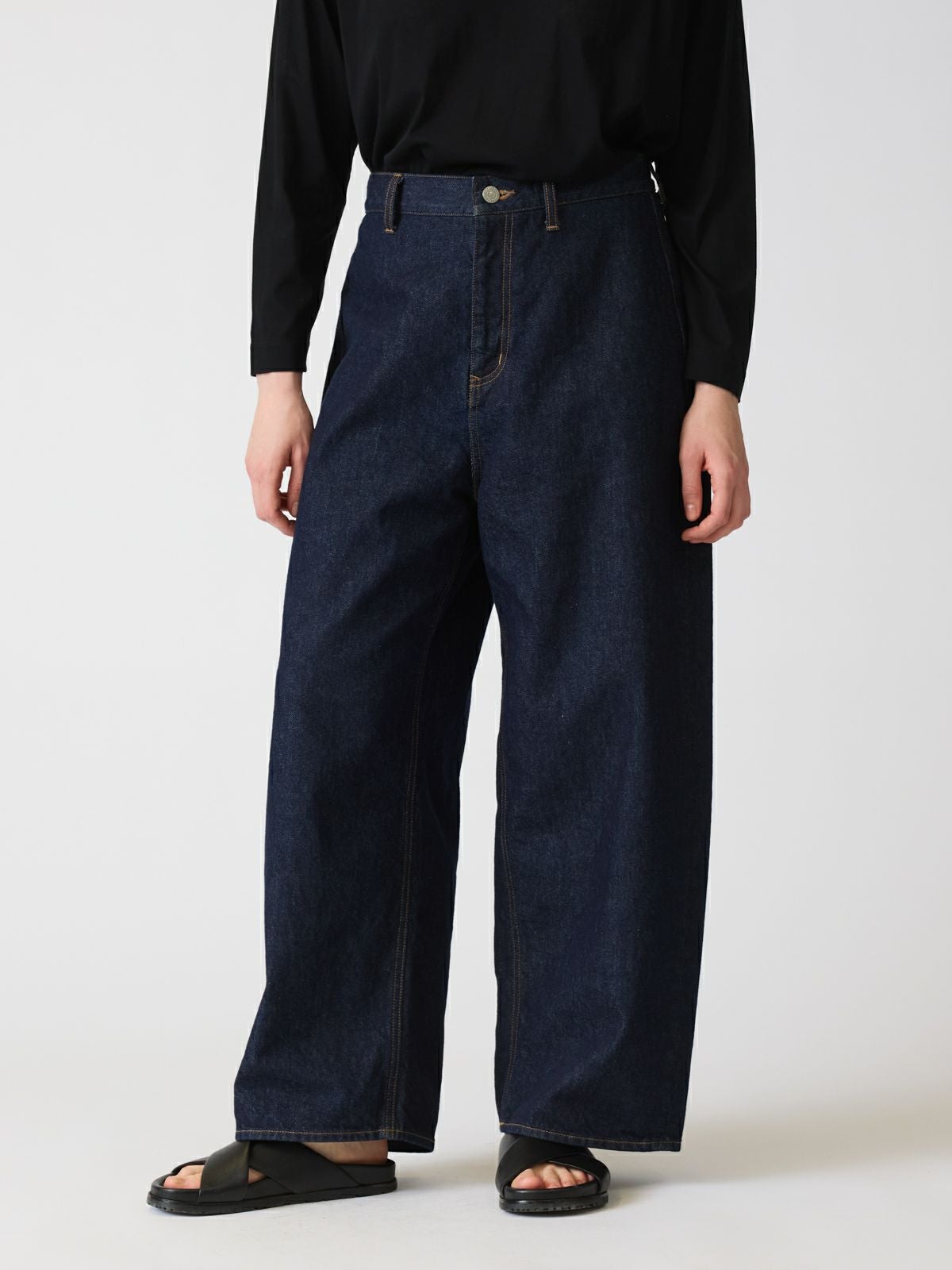 mizuiro ind ハイウエストワイドデニム｜ MARcourt ONLINE STORE
