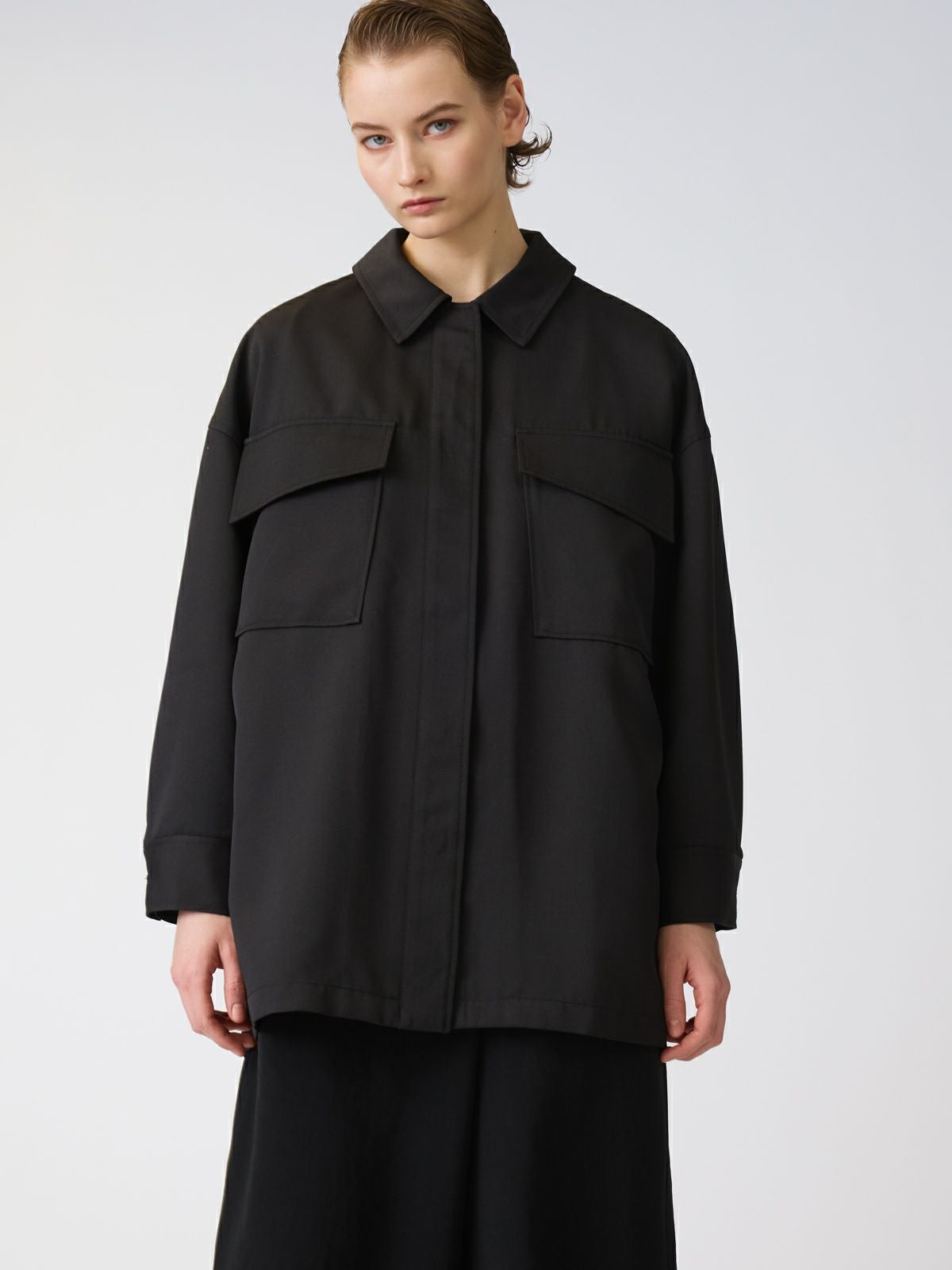 mizuiro ind ワークワイドシャツジャケット｜ MARcourt ONLINE STORE