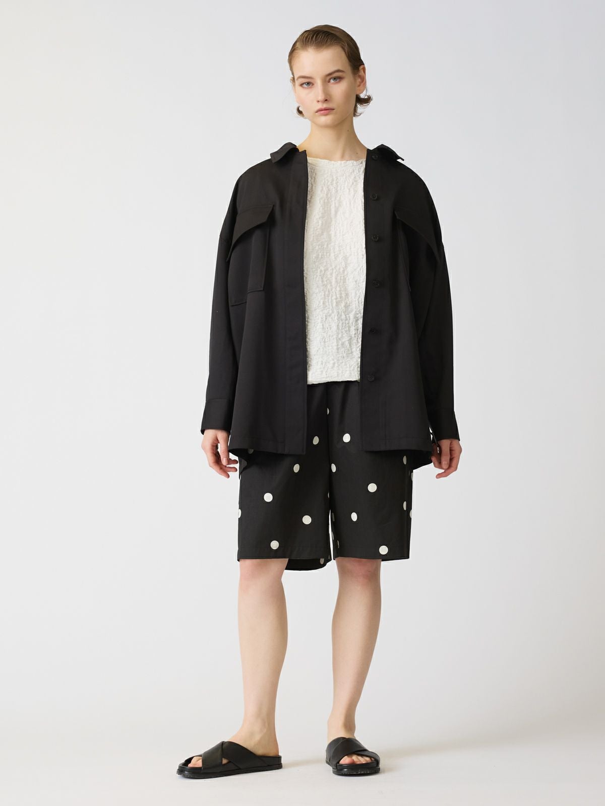 mizuiro ind ワークワイドシャツジャケット｜ MARcourt ONLINE STORE