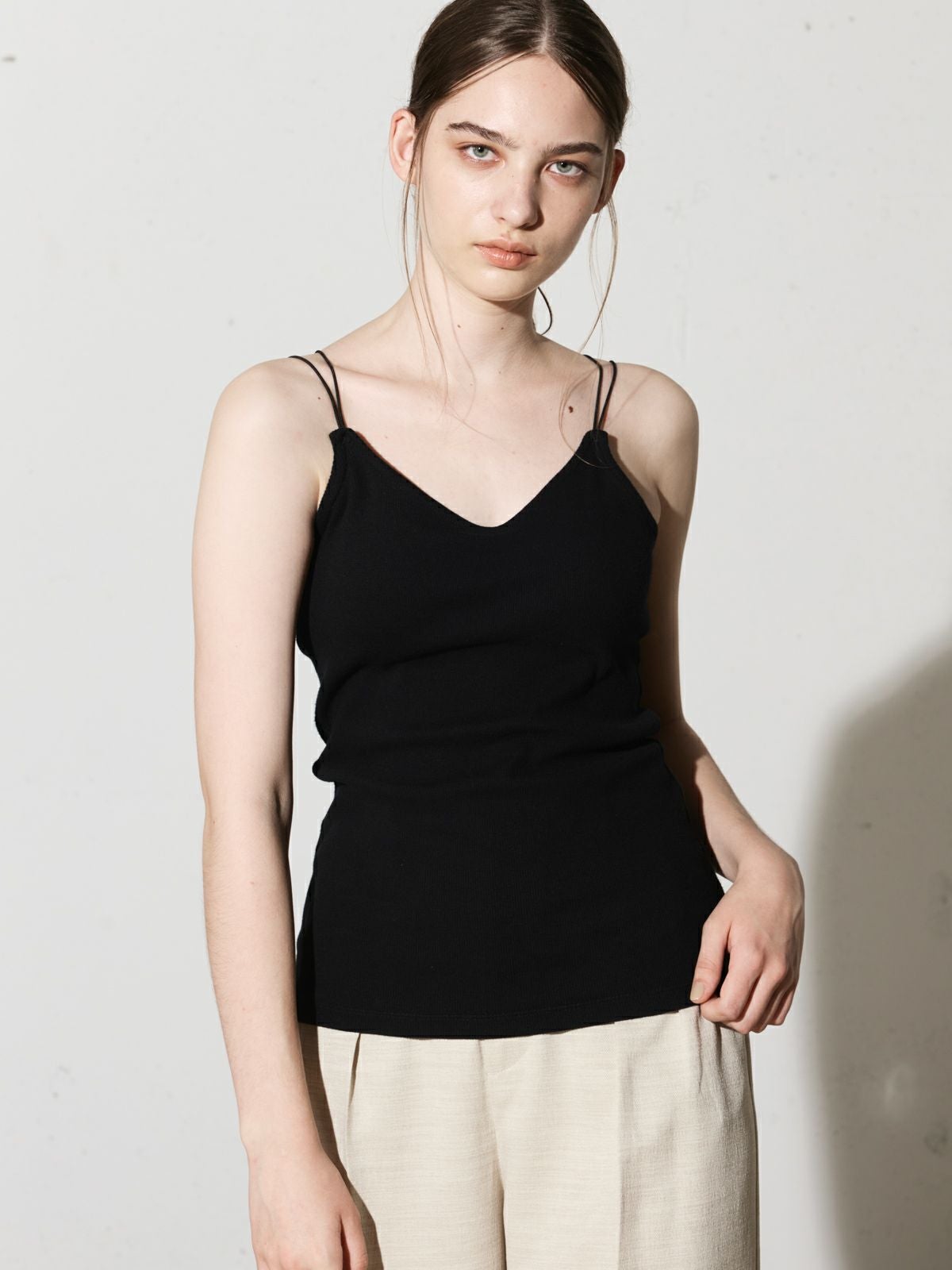 Sacre サクレ カップ付きタンクトップ M ブラック モカグレー 2枚セット SACRE カップ付タンク (19SCR041)【3-8027】｜ MARcourt ONLINE STORE