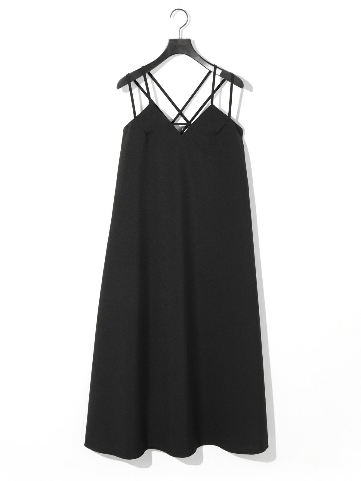 MIDIUMISOLID for Ladies バッククロスキャミソールワンピース[A
