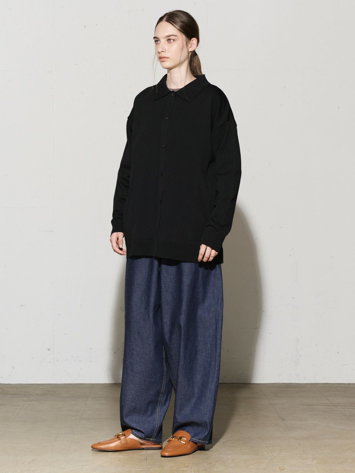 MIDIUMISOLID for Ladies 襟付きカーディガン【4-1073】｜ MARcourt