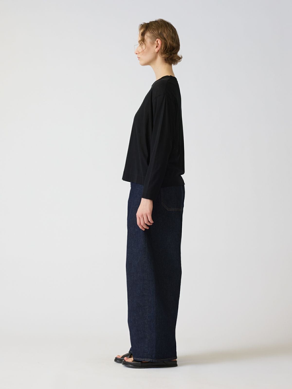 mizuiro ind ガーゼクルーネックワイドプルオーバー｜ MARcourt ONLINE