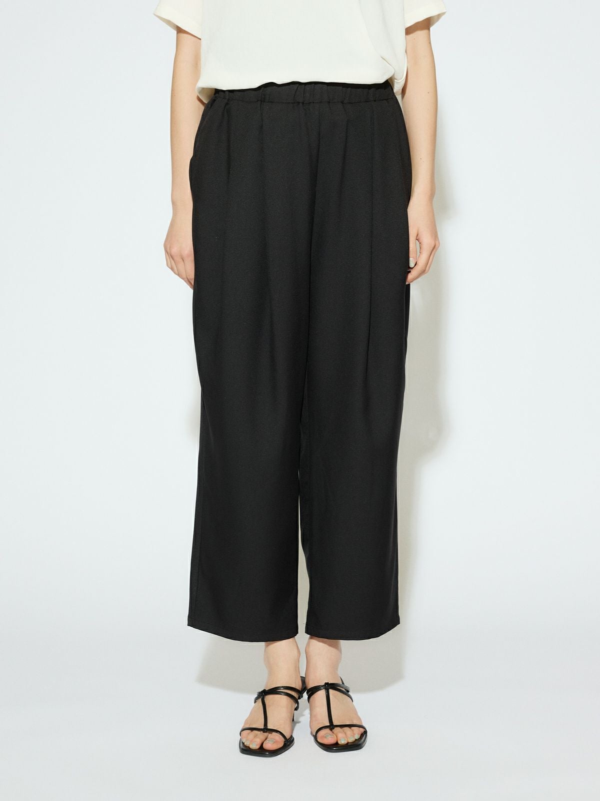 MIDIUMISOLID for Ladies タックワイドイージーパンツ[A]｜ MARcourt