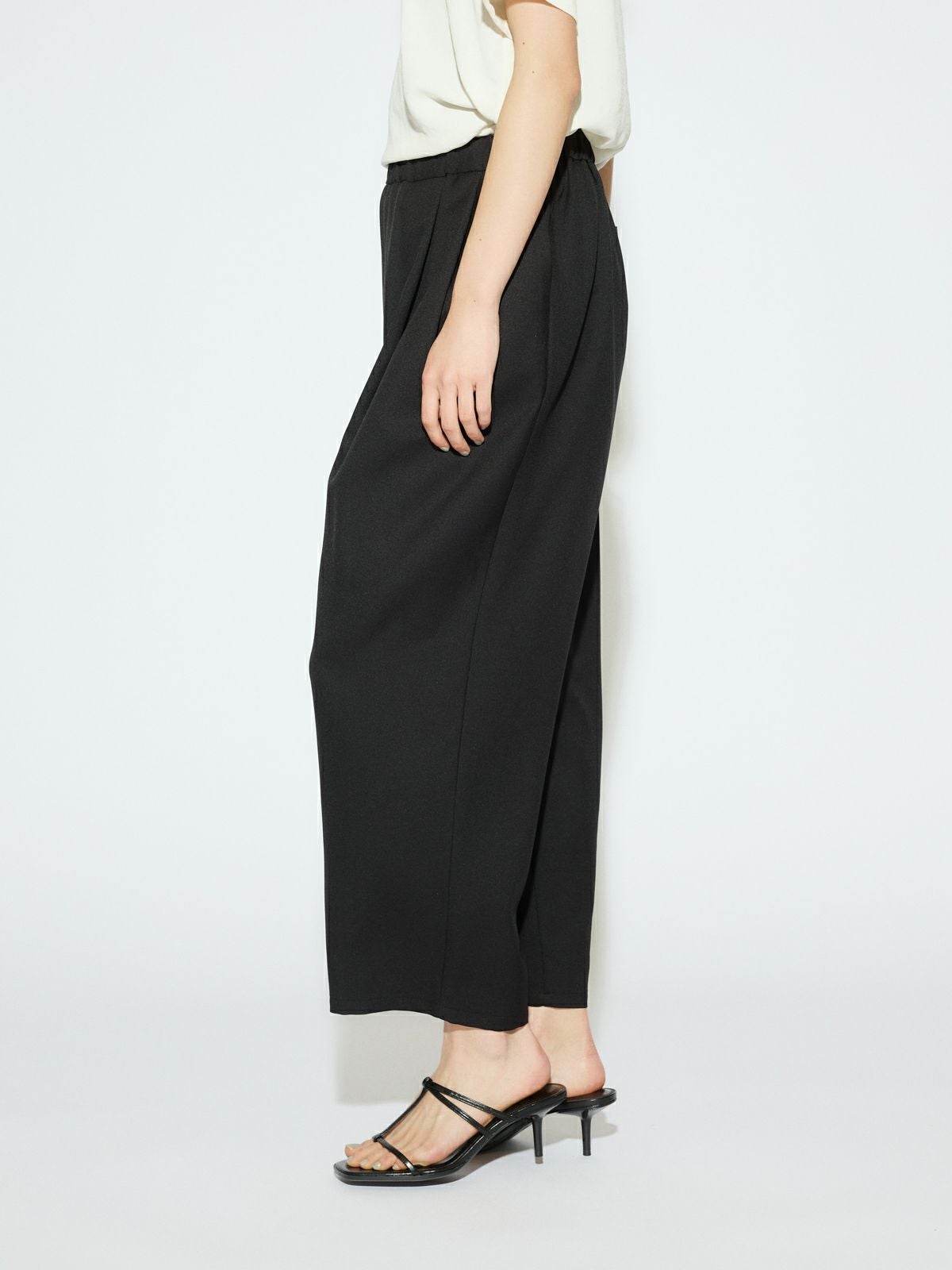 MIDIUMISOLID for Ladies タックワイドイージーパンツ[A]｜ MARcourt