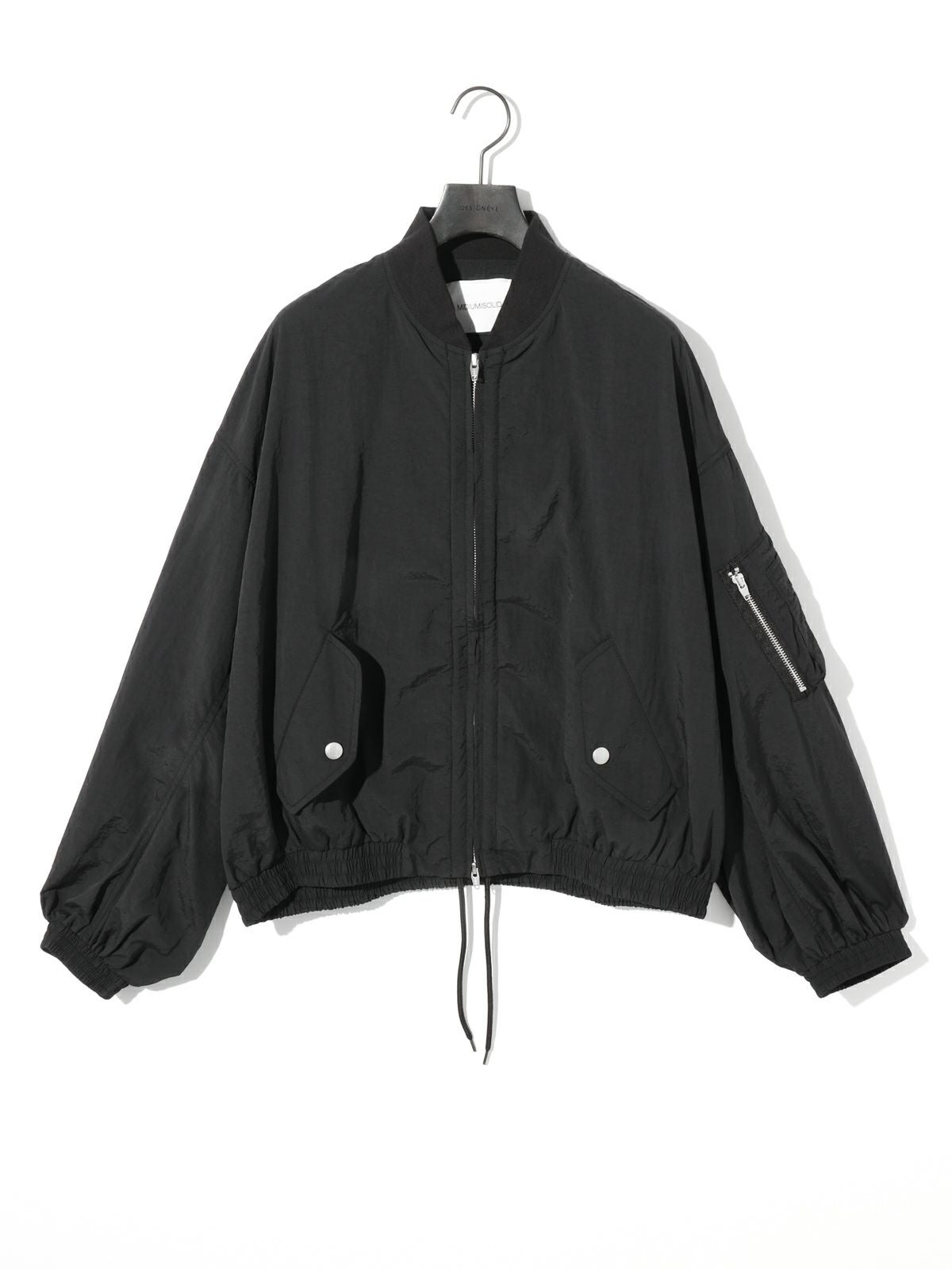 MIDIUMISOLID Men's ナイロンショートボンバージャケット【3-1118