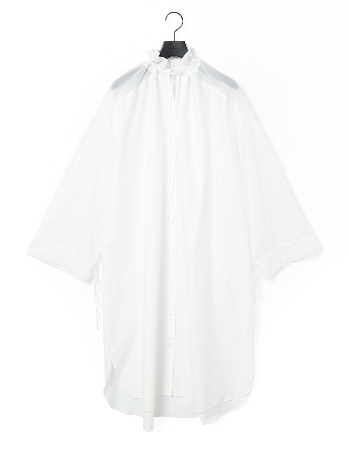MIDIUMISOLID for Ladies シアー切替シャツワンピース[A]｜ MARcourt