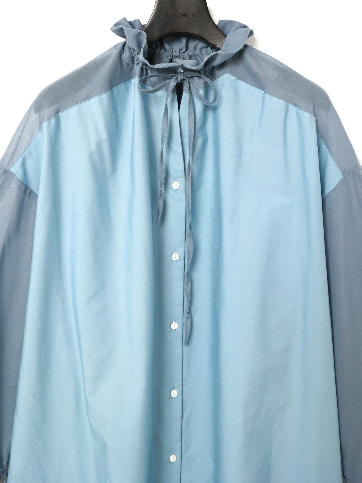MIDIUMISOLID for Ladies シアー切替シャツワンピース[A]｜ MARcourt