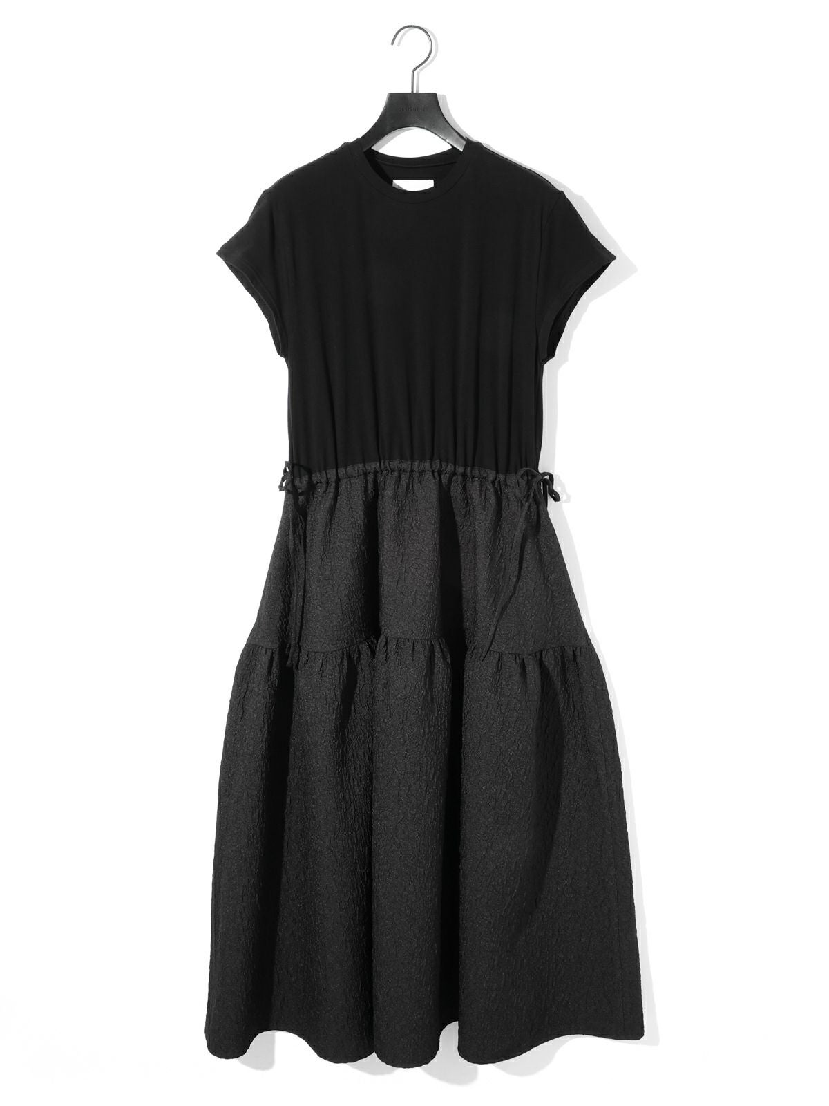 MIDIUMISOLID for Ladies ジャカードコンビワンピース【3-1378
